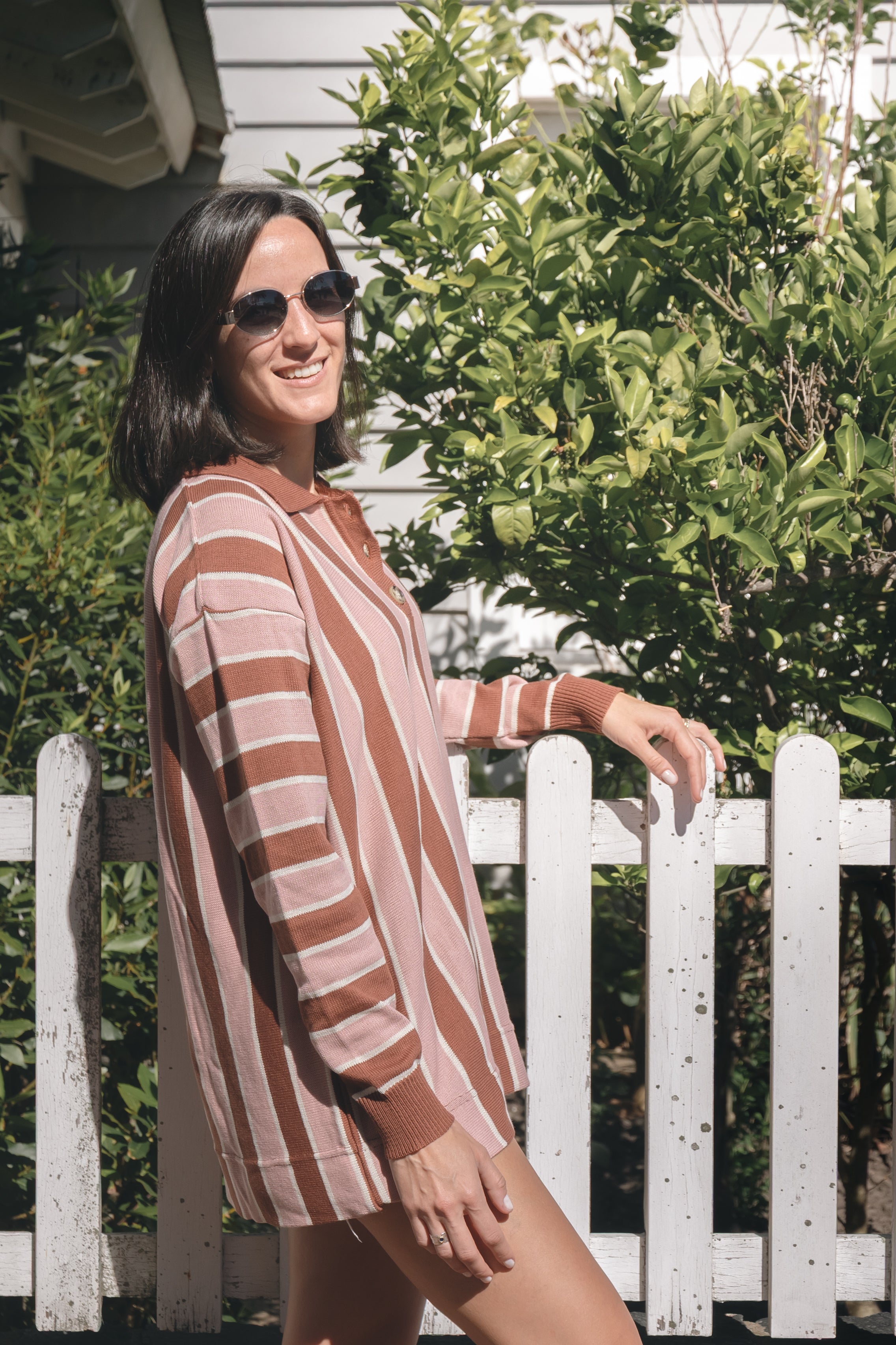 BUZO NÁUTICO - Marrón / Rosa