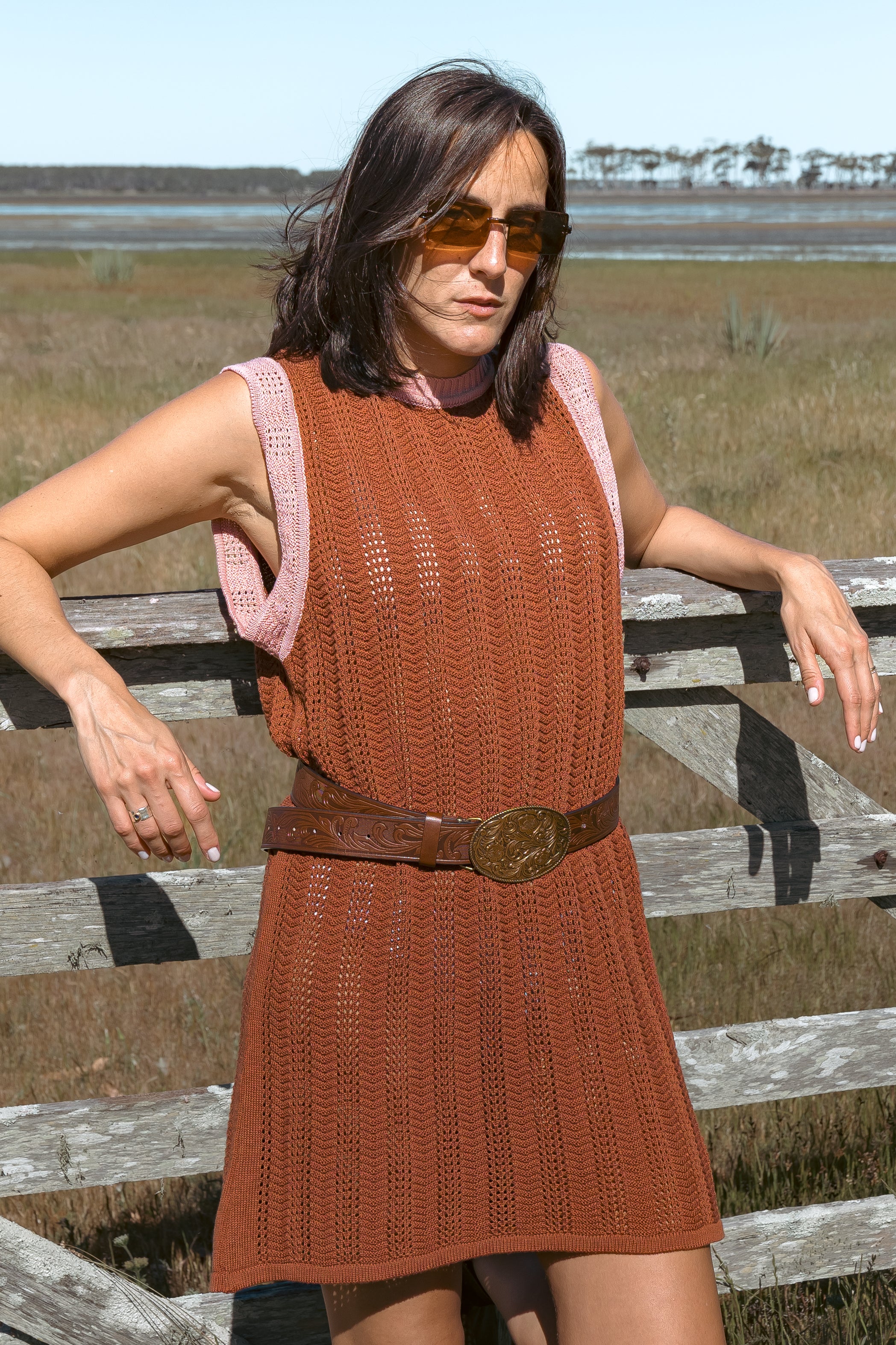 VESTIDO BRISA - Marrón - Pre Order