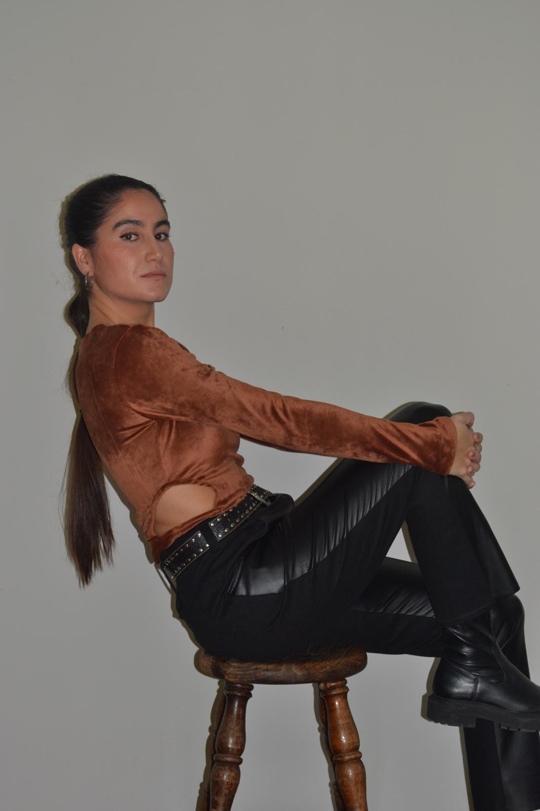 TOP URSULA - Marrón - SALE