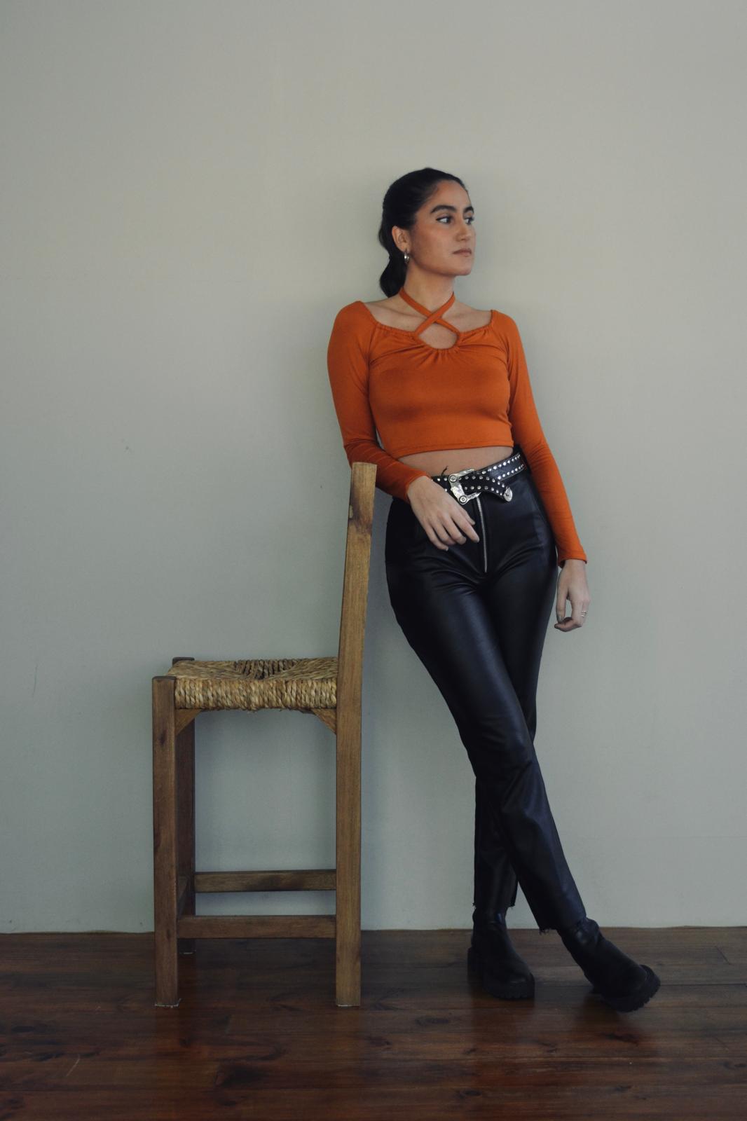 TOP ELECTRA - Naranja -  SALE